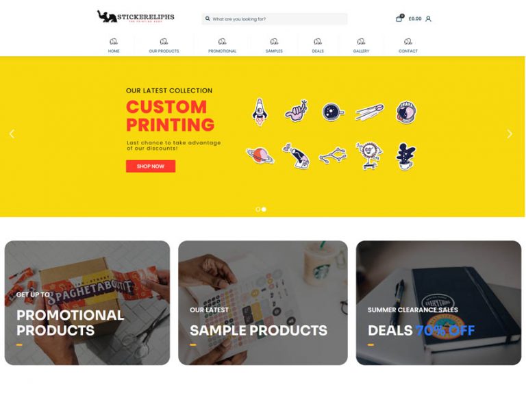 Stickerele ecommerce