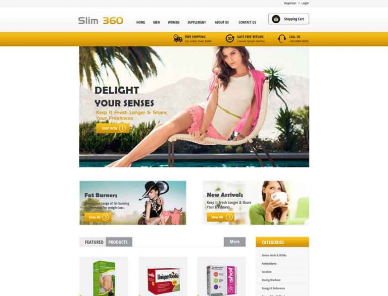 Slim360 ecommerce