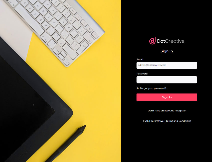 Dotcreative Web App